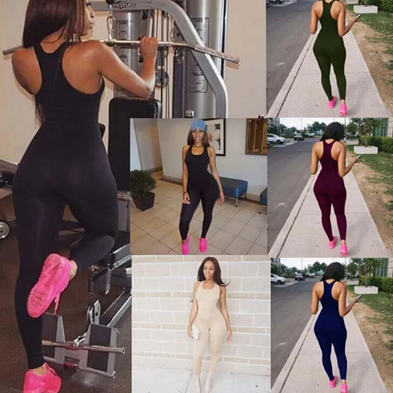 Casual Skinny Sportswear Jumpsuit