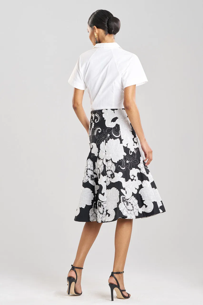 Cressida Applique Flair Skirt