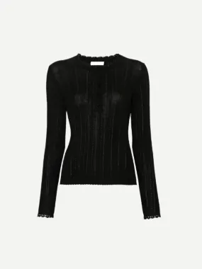 Delia Top in Noir