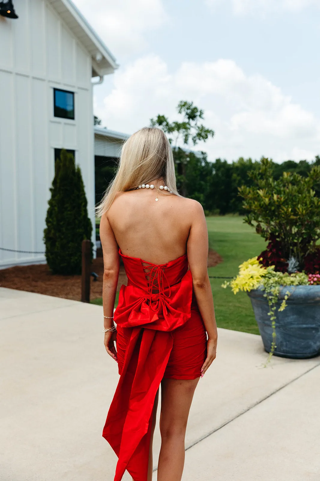 Look Alive Mini Dress - Red