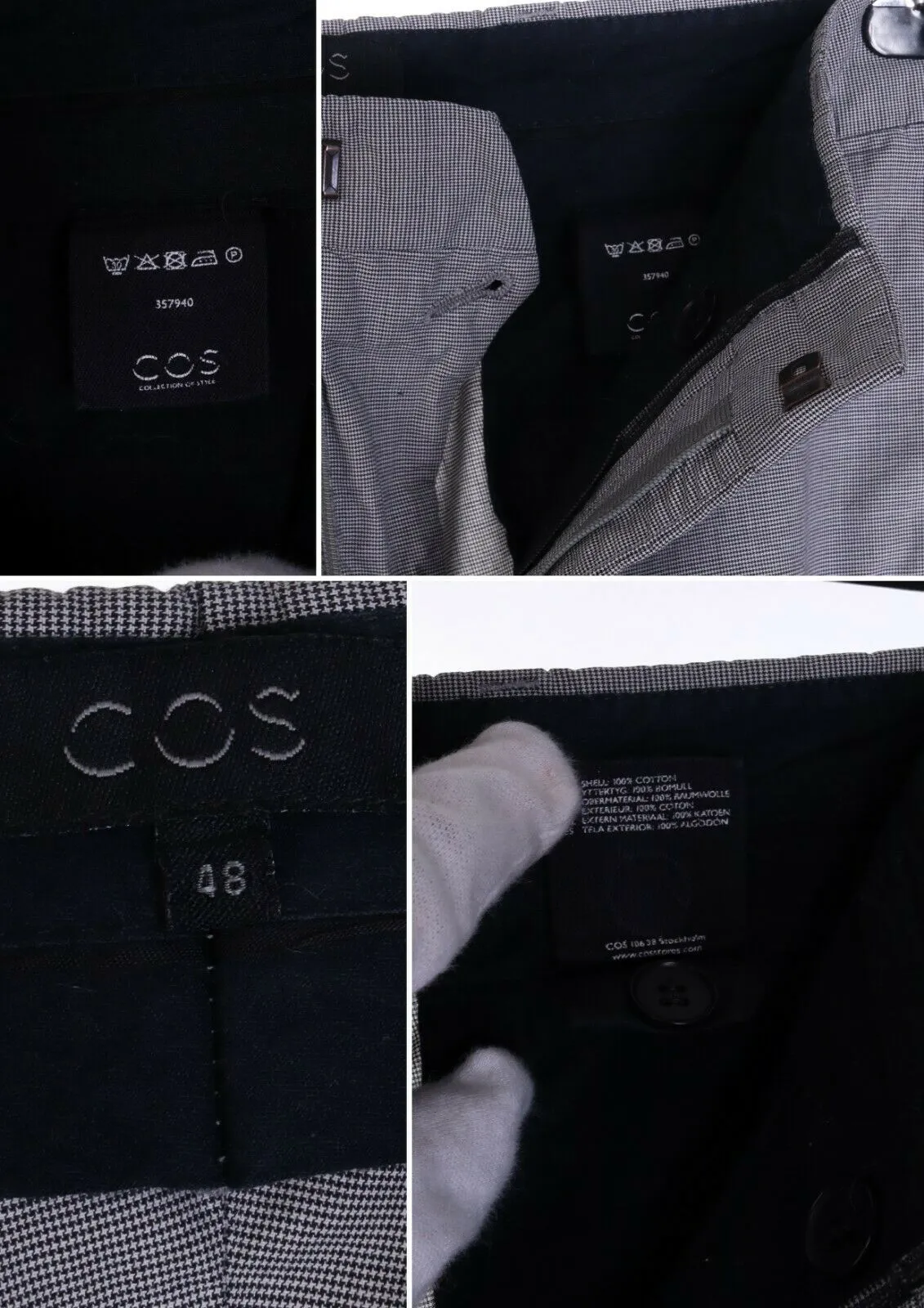 Men's COS Grey 100% Cotton Summer Chino Pants Size 48