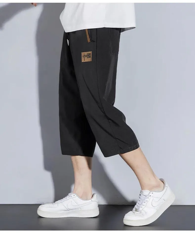 Men's Jogger Cotton Blank 3/4 Sweatpants TS318