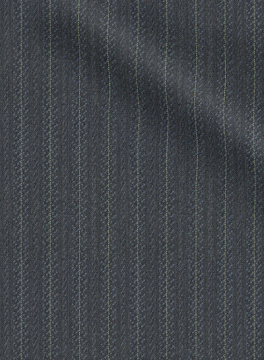Scabal Londoner Metra Gray Wool Pants