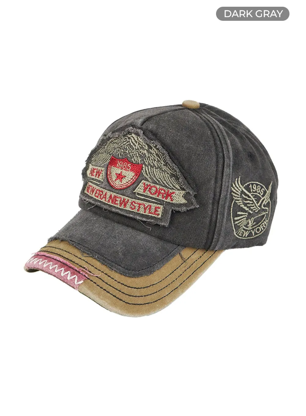 Stitched Vintage Graphic Cap CU421